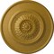 Ekena Millwork Floral Ceiling Medallion, Hand-Painted Pharaohs Gold, 23 1/2"OD x 2 3/4"P CM23FLPGS - alternate 1